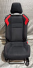 2013-2016 Scion FRS / Subaru BRZ Front Seats / Black Cloth w/ Red Inserts / Pair  /   FB055