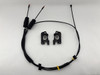 2006-2010 Pontiac Solstice / Saturn Sky Rear Deck Lid Convertible Top Receivers w/ Cable /   PS077