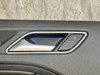 2015-2016 Audi S3 Rear Interior Door Panels / Pair / Black Leather /   S3109