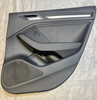 2015-2016 Audi S3 Rear Interior Door Panels / Pair / Black Leather /   S3109