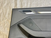 2015-2016 Audi S3 Rear Interior Door Panels / Pair / Black Leather /   S3109