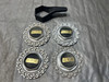 1990-1997 Mazda Miata OEM 14" BBS Mesh Wheels Rims / Center Caps / Tool / Set of 4 / NA121