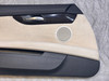 2009-2016 BMW E89 Z4 Interior Door Panels / Ivory White Nappa Leather / Pair /   Z4909