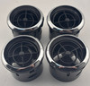 1990-1997 Mazda Miata AC Vents w/ Chrome Trim Rings / Set of 4 /   NA123