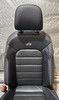 2018-2019 Volkswagen MK7 Golf R Vienna Black Leather Front Seats / Pair *DAMAGE* /   M7R14
