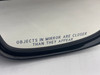 2003-2008 E85 E86 BMW Z4 Passenger Side Power Mirror / Autodim / Jet Black  Z4066