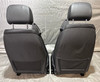 2003-2008 E85 E86 BMW Z4 Black Oregon Leather Power Seats / Rails / Pair / OEM /   Z4066