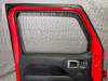 2018-2024 Jeep Wrangler JL Unlimited 4DR / Gladiator JT Driver Front Door Assembly / Firecracker Red  JL015