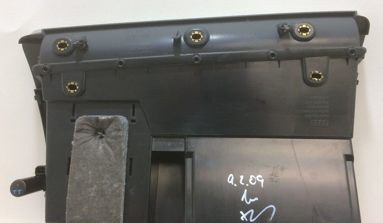 20082010 Audi TT Glovebox w/ Brushed Aluminum / Quattro