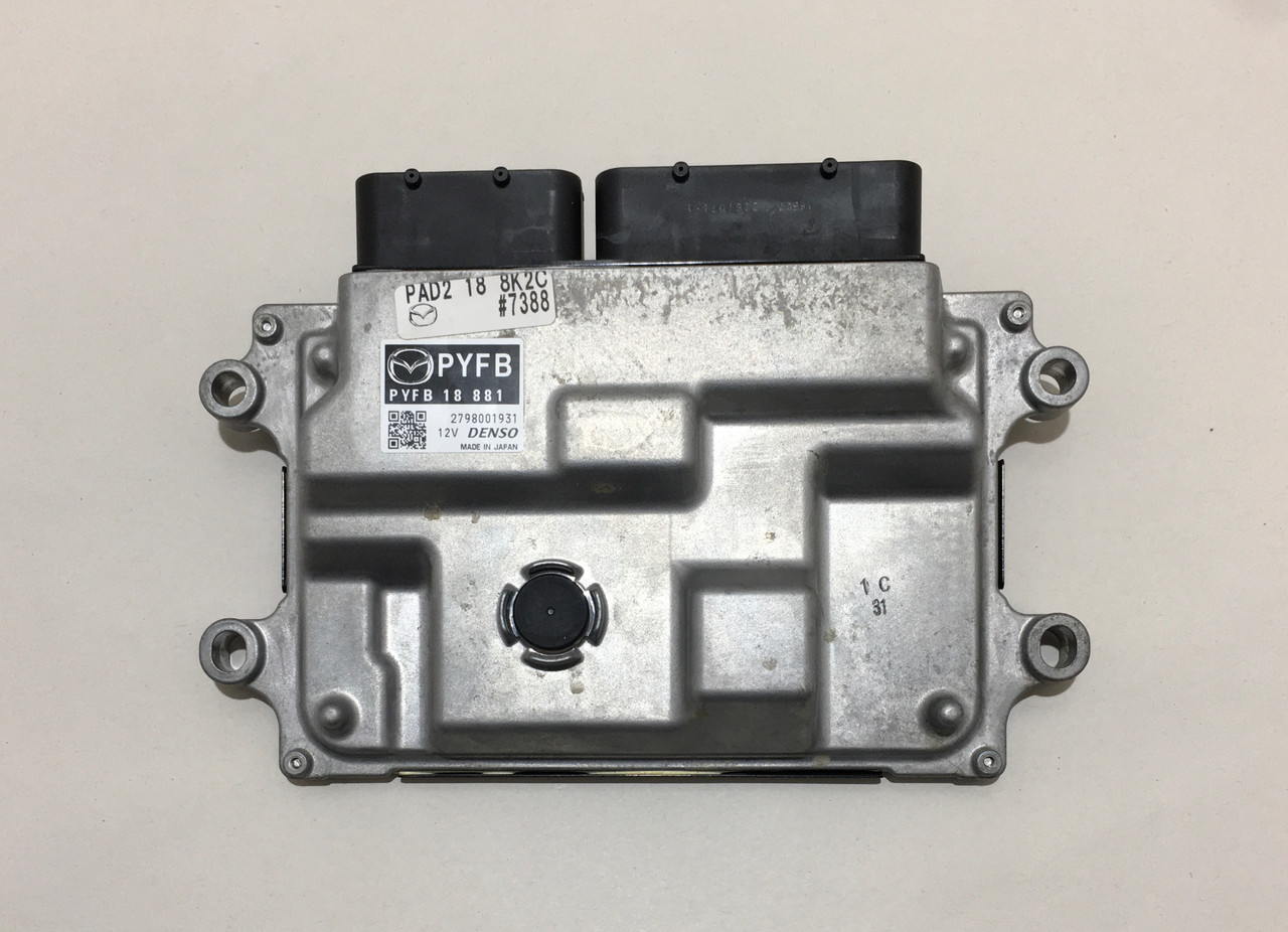 2019 Mazda Mx5 Miata Engine Control Unit ECU / PYFB 18 881 / OEM 2019 Mazda Mx5 Miata Engine Control Unit ECU / PYFB 18 881 / OEM
