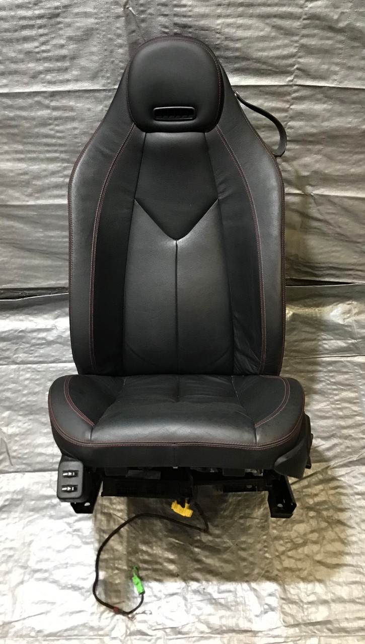 2005-2006 Mercedes Benz SLK R171 Black Nappa Leather Seats / Pair / SK211 -  Redline Auto Parts