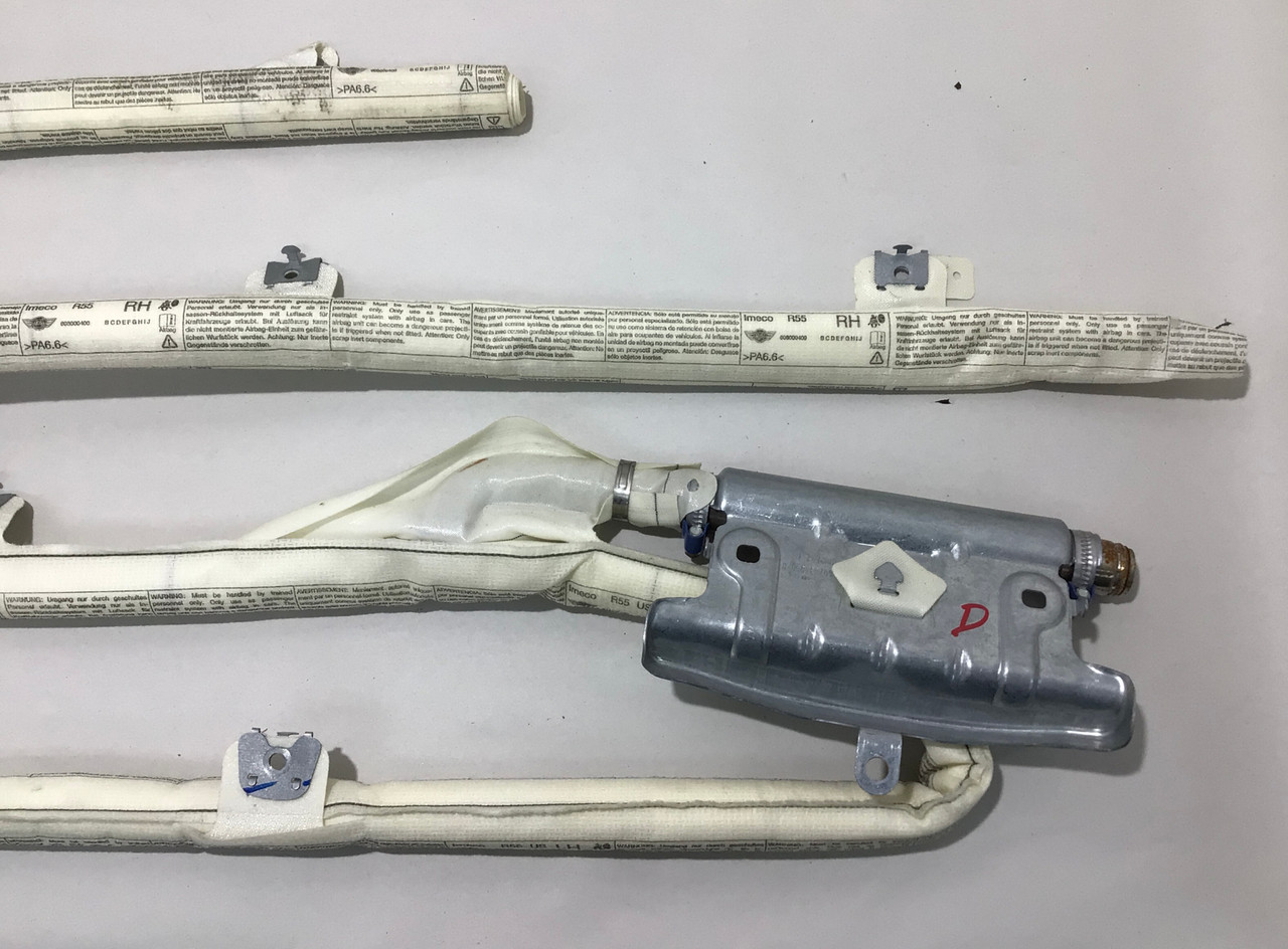 2008-2014 Mini Cooper R55 Clubman Curtain Airbag Set / Pair / OEM