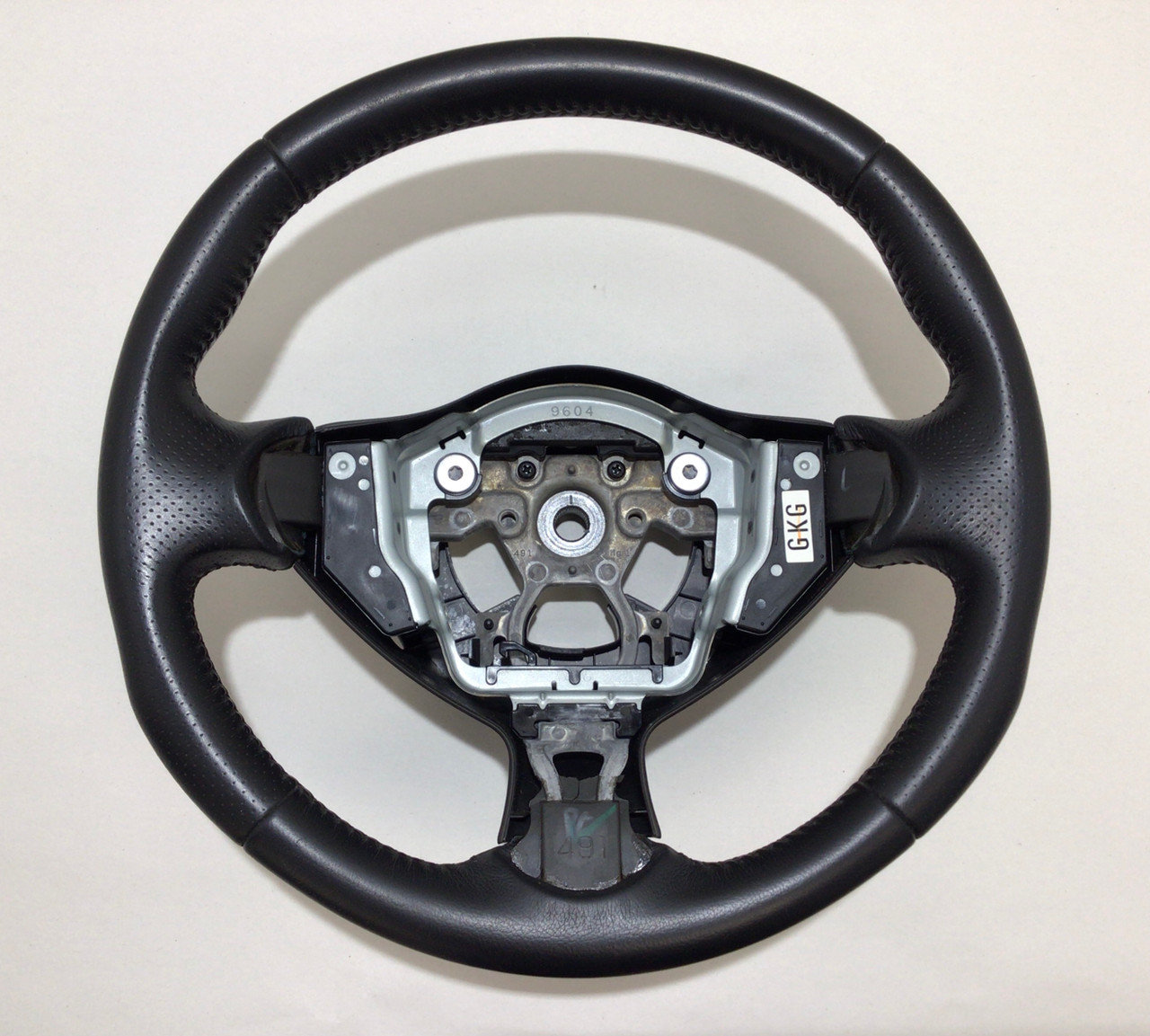 2009-2020 Nissan 370Z Black Leather Steering Wheel / OEM / 7Z006