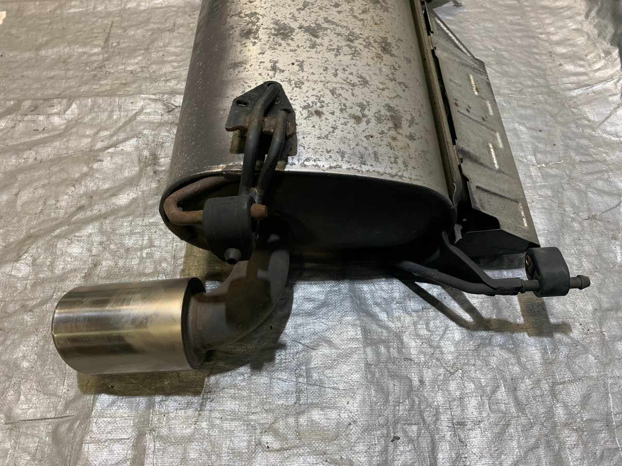 がま船インターマキシム30-33 2003-2008 Nissan 350Z Exhaust Muffler w/ Tips / 74k / 5Z003