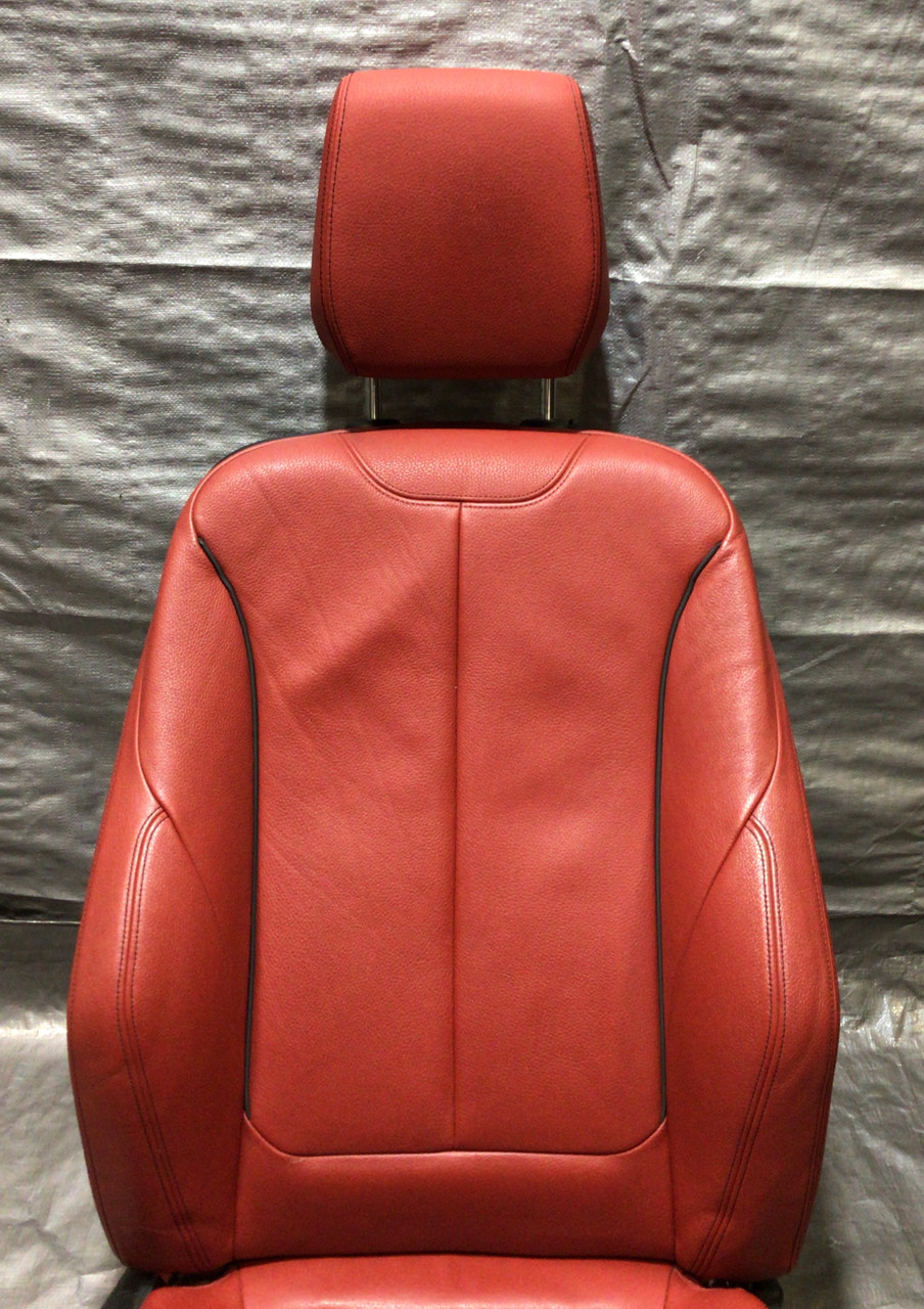 Bmw f30 red leather clearance seats