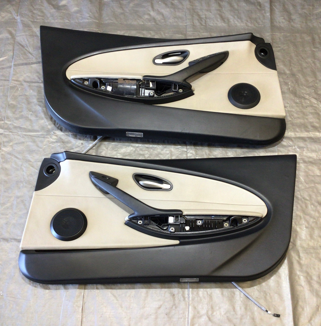 2006-2010 BMW 6 Series Interior Door Panels / Sepang Bronze Merino Leather / Pair / M6003