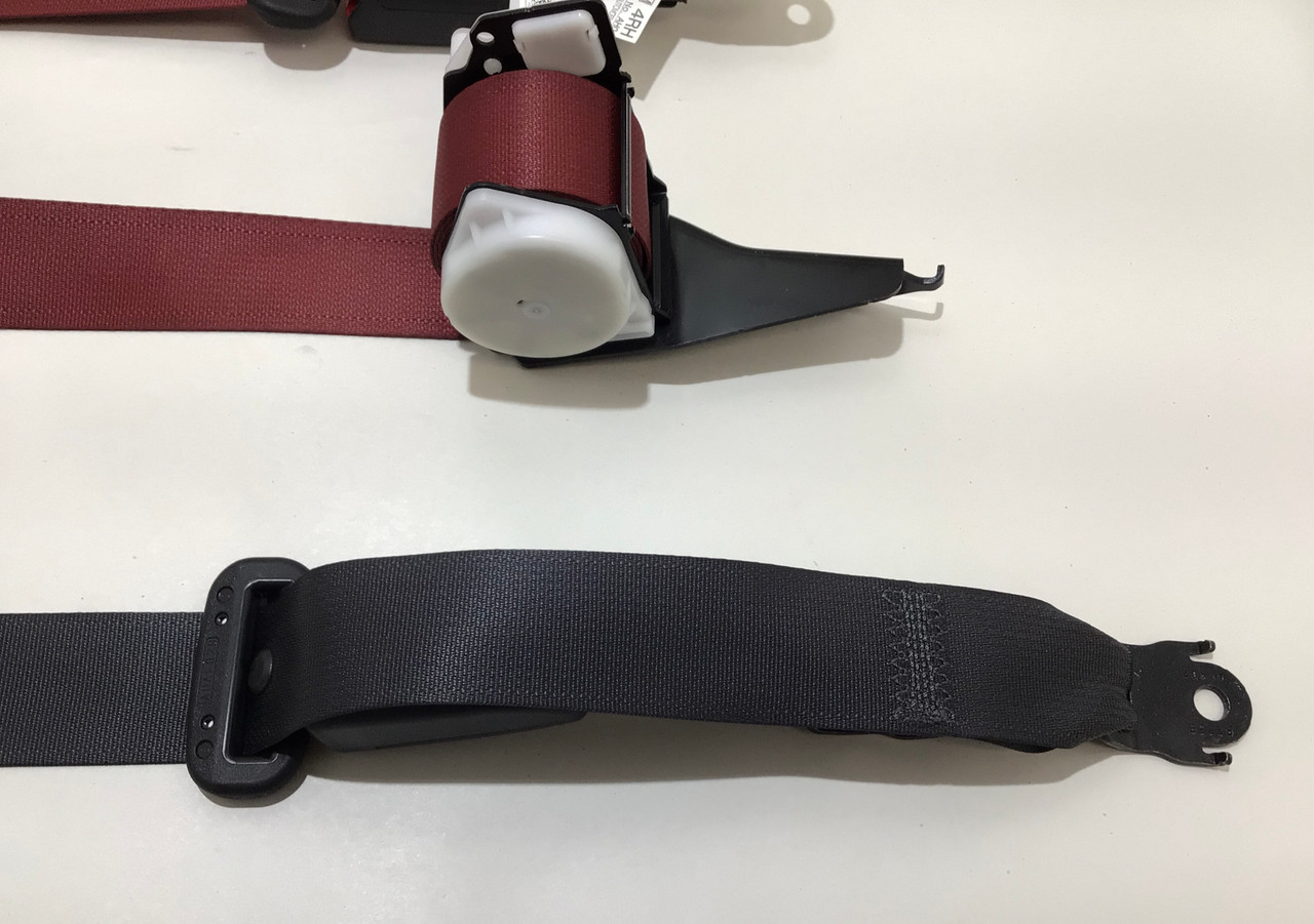 20182020 Subaru WRX STI Rear Seat Belts / Set of 3 / Red / SS003 Redline Auto Parts