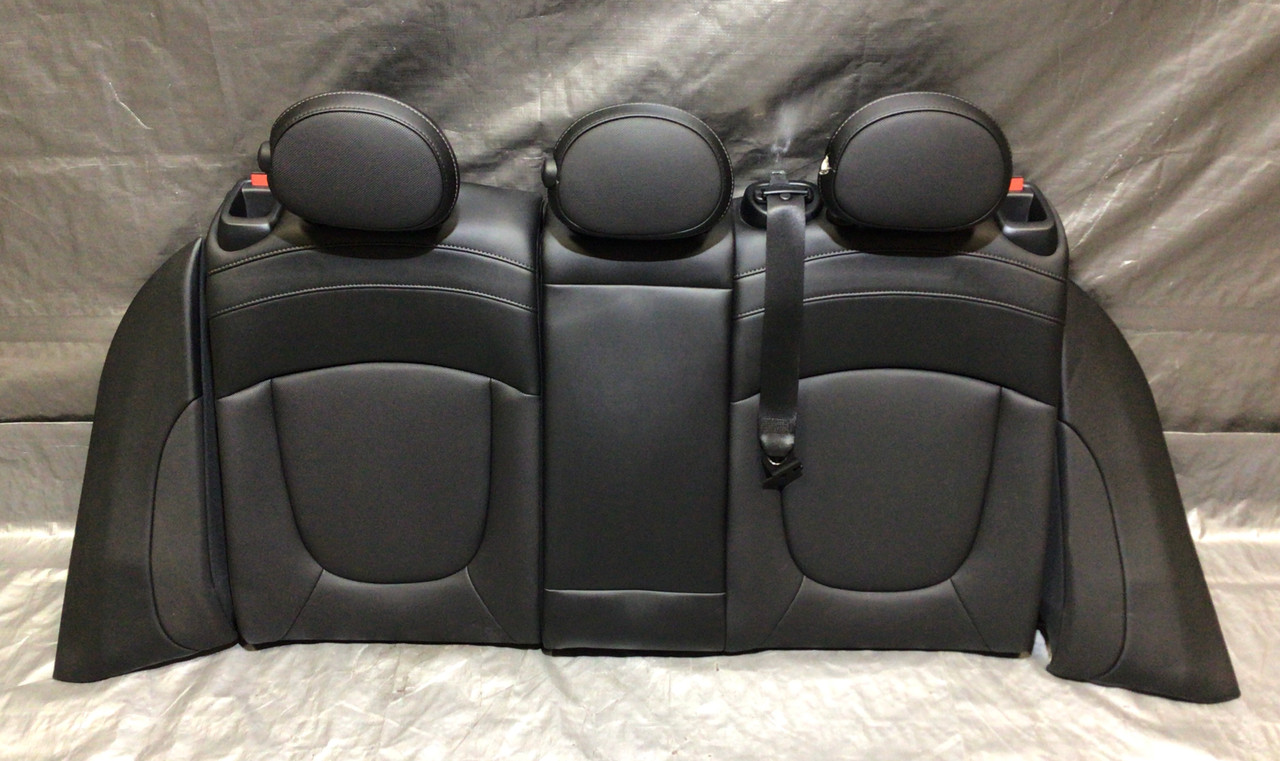 2016-2019 Mini Cooper F54 Clubman Rear Seat Set / Black Leatherette ...