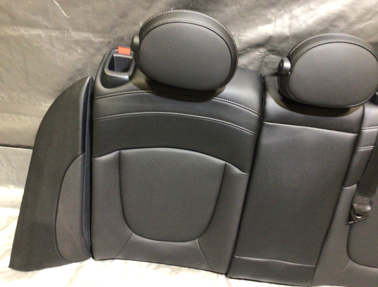 2016-2019 Mini Cooper F54 Clubman Rear Seat Set / Black Leatherette ...