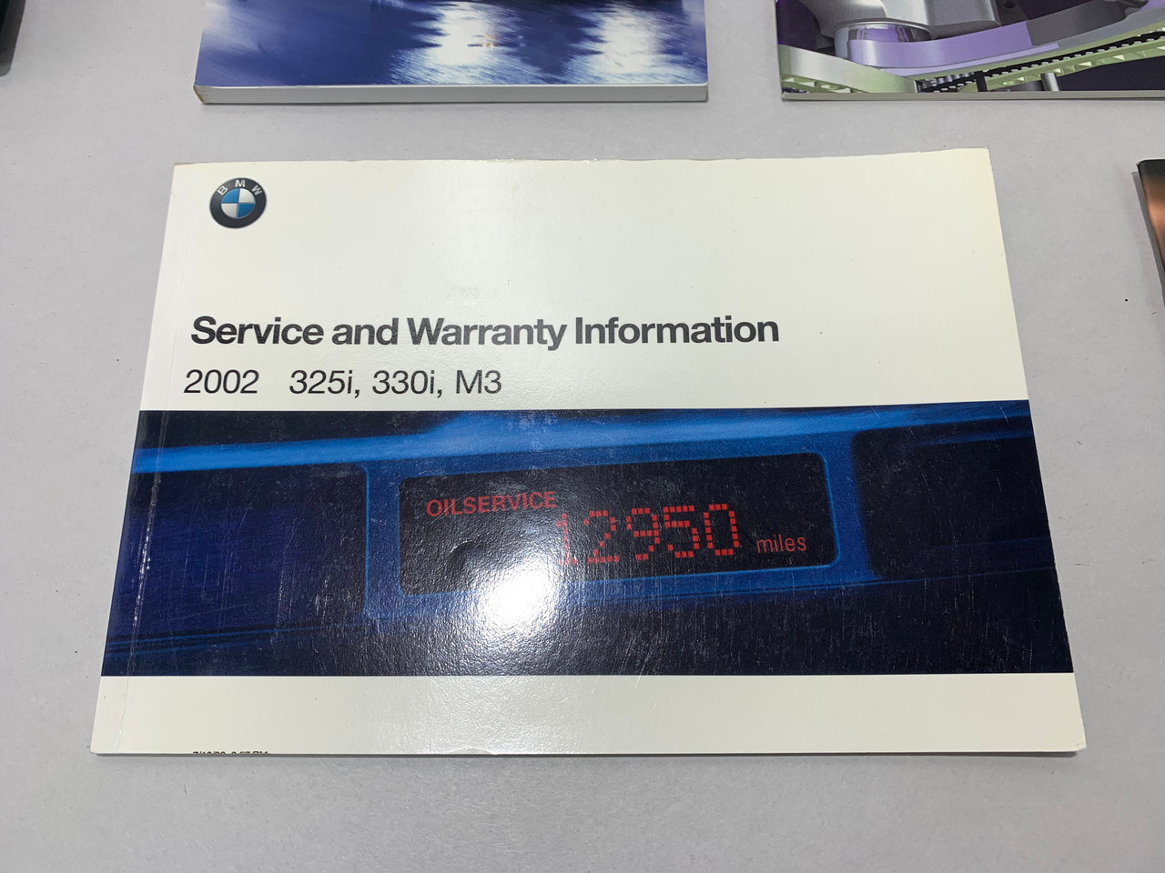 2002 E46 BMW M3 Convertible Owner's Manual w/ Case / M3013