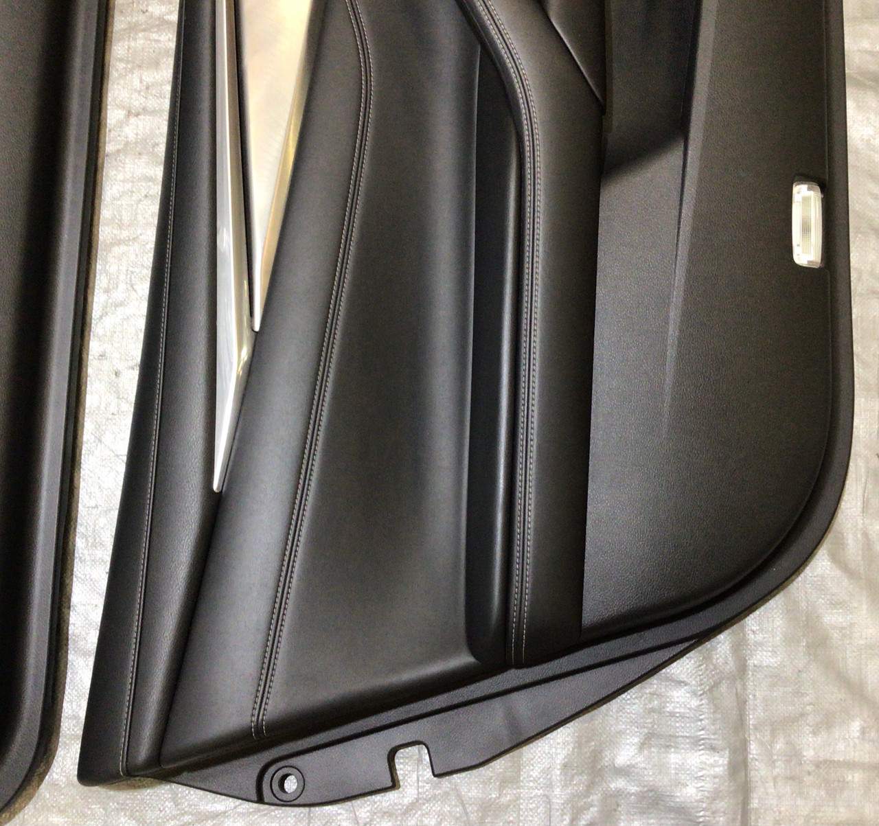 20172020 Infiniti Q60 Interior Door Panels / Black / Pair / IQ601