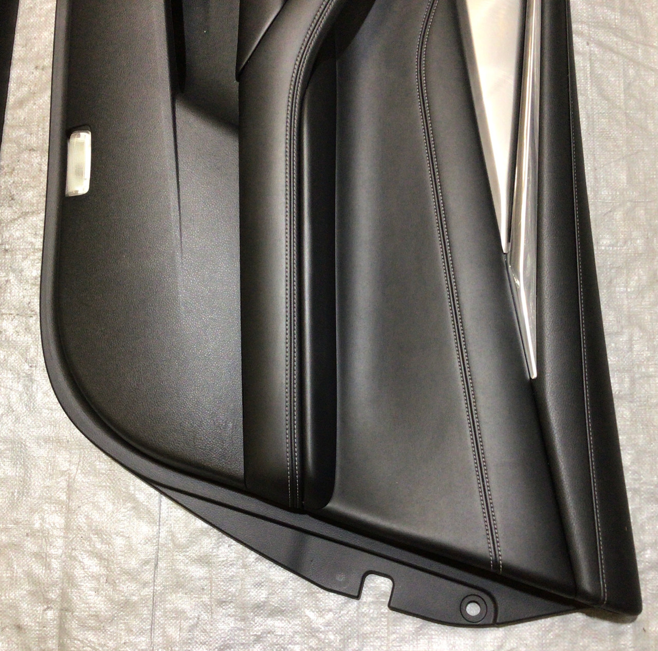 20172020 Infiniti Q60 Interior Door Panels / Black / Pair / IQ601