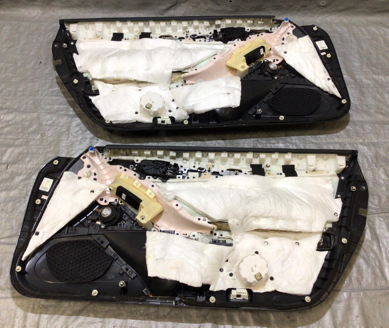 20172020 Infiniti Q60 Interior Door Panels / Black / Pair / IQ601