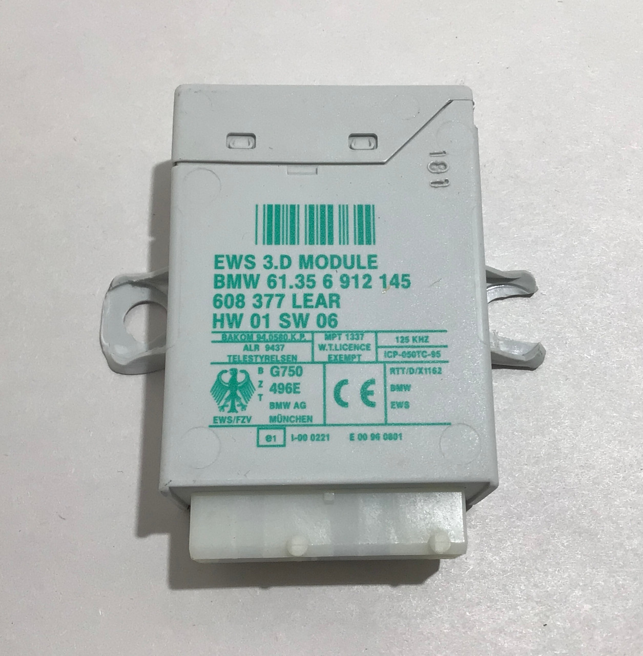 20012002 BMW Z3 Roadster 2.5i ECU Kit Ignition Switch EWS w/ Key Z3019