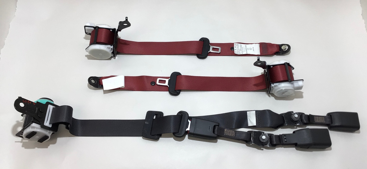 20182020 Subaru WRX STI Rear Seat Belts / Set of 3 / Red / SS005 Redline Auto Parts