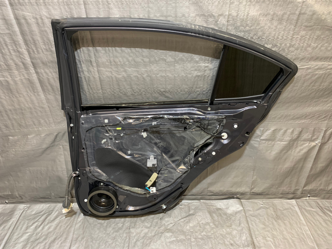 2015-2021 Subaru WRX STI Passenger Rear Door Assembly / Magnetite