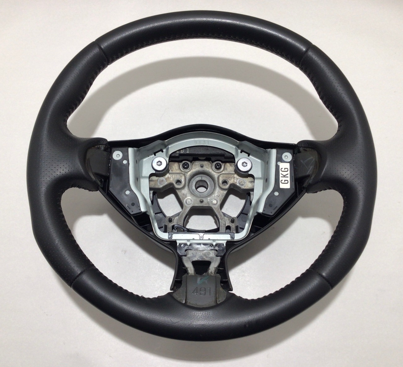 2009-2020 Nissan 370Z Black Leather Steering Wheel / OEM / 7Z016