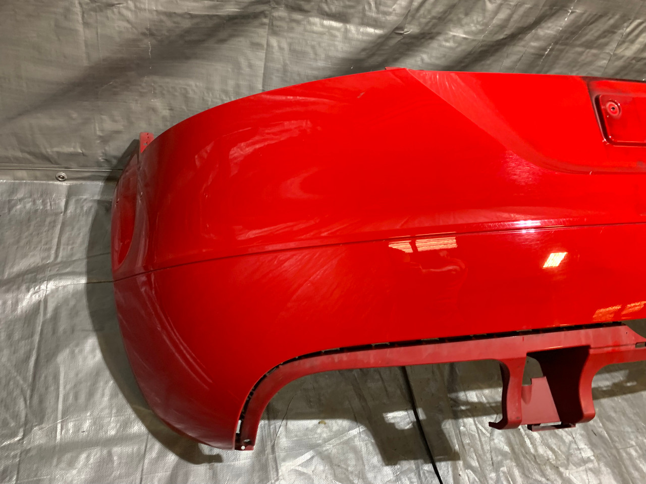 2008-2010 Audi TT Mk2 8J Rear Bumper Cover / Brilliant Red / T2005 -  Redline Auto Parts