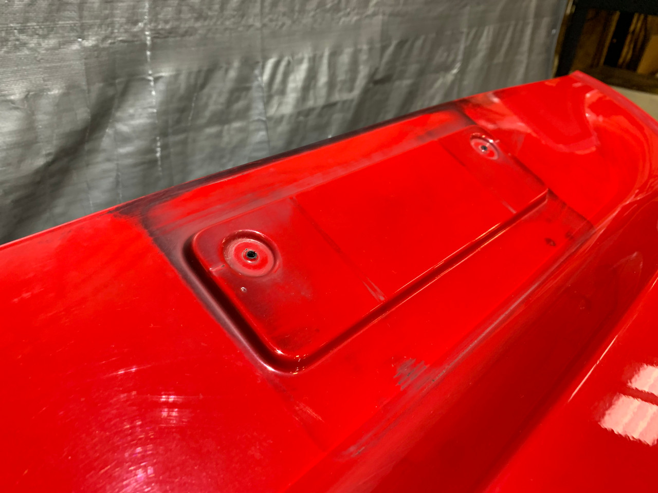 2008-2010 Audi TT Mk2 8J Rear Bumper Cover / Brilliant Red / T2005