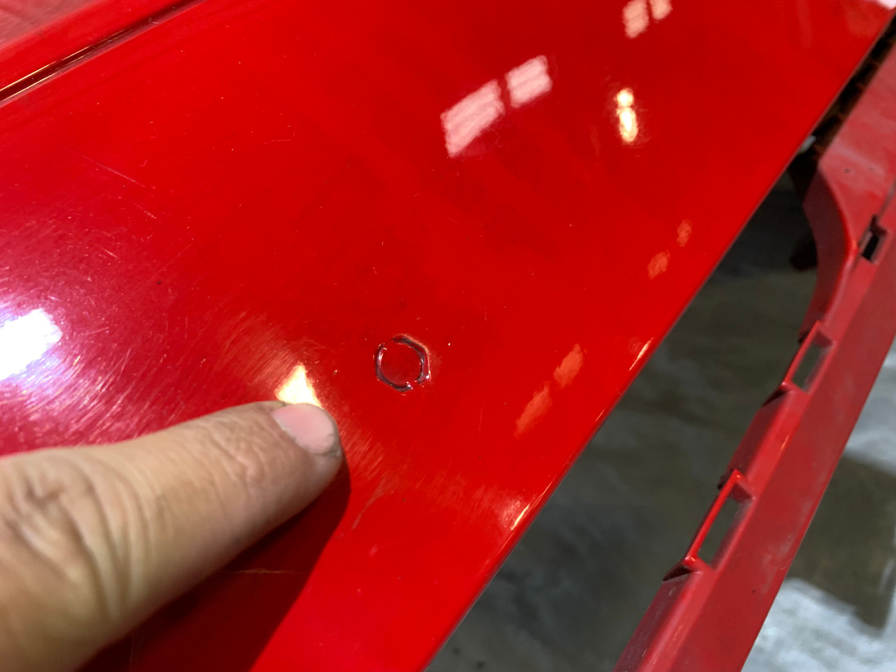2008-2010 Audi TT Mk2 8J Rear Bumper Cover / Brilliant Red / T2005