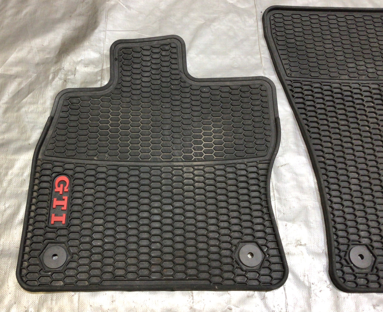 2018-2020 Volkswagen MK7 GTI 4DR Rubber All Weather Floor Mats Set / M7008  - Redline Auto Parts