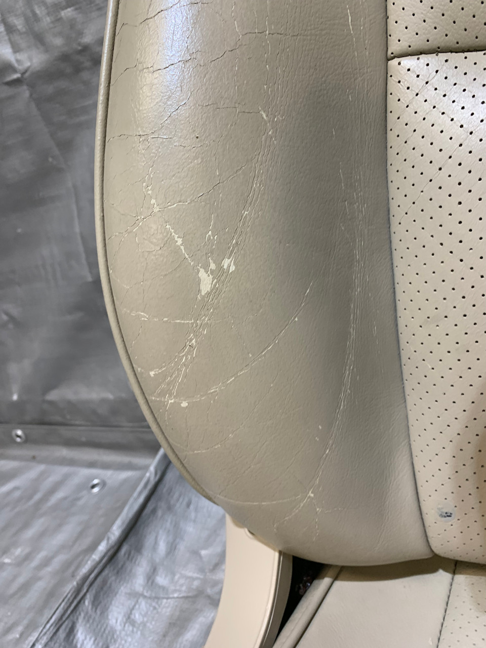 20012005 Mazda Miata Passenger Side Parchment Leather Seat / NB175