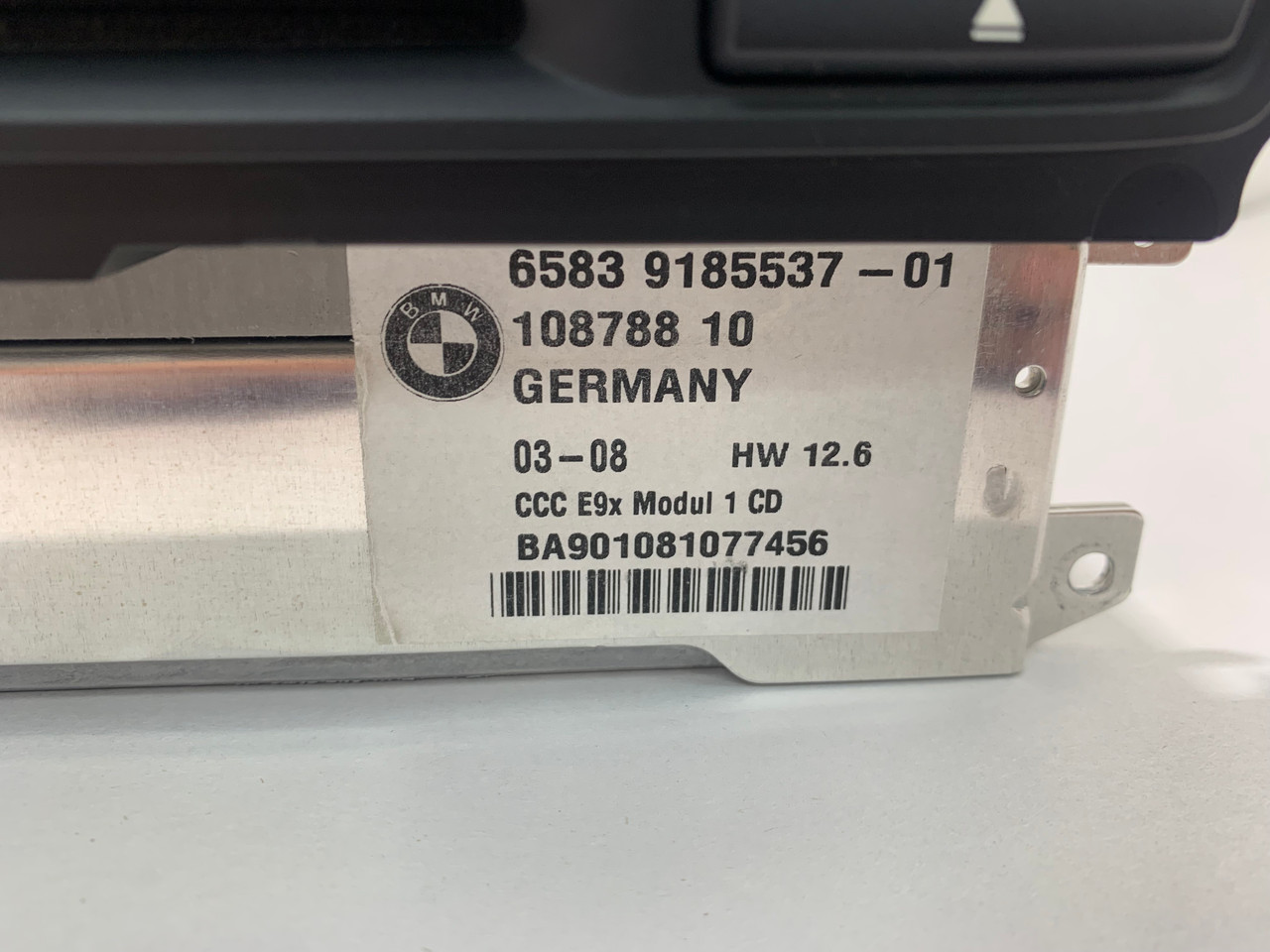 2008 E93 BMW M3 Navigation CCC CD DVD Player / 65839185537 / E9M03