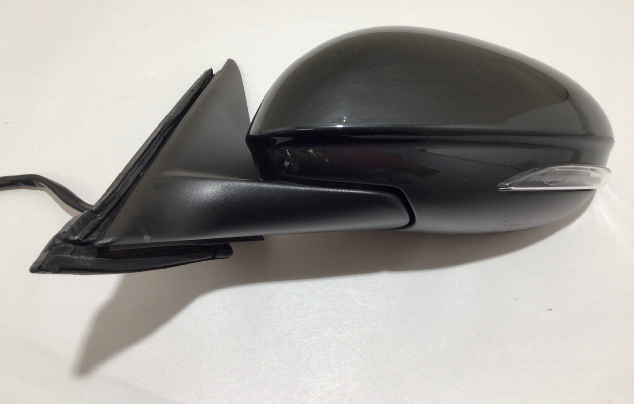 2017-2022 Alfa Romeo Giulia Driver Side Mirror w/ Blind Spot / Dark Miron /  AG003 - Redline Auto Parts