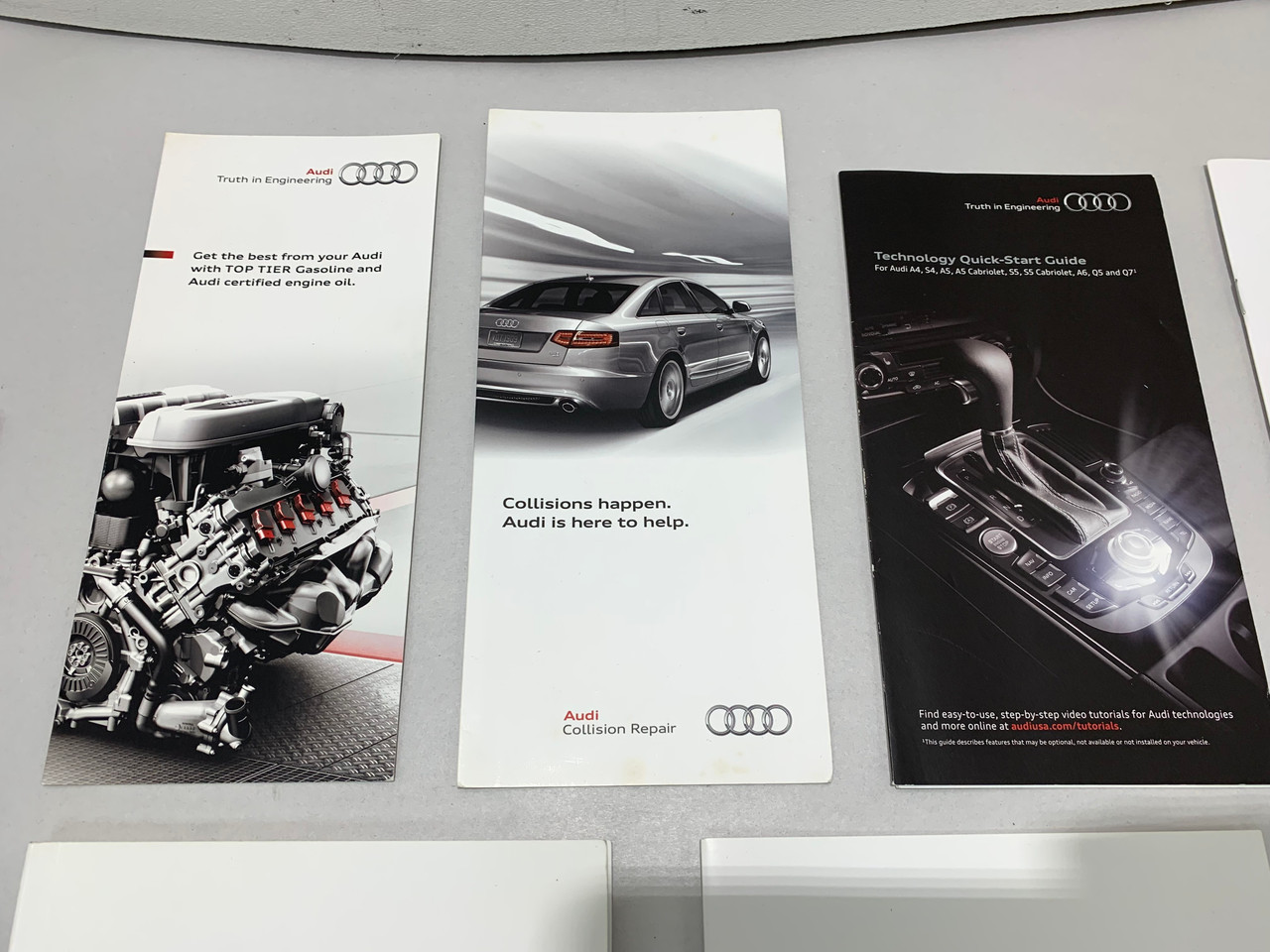 2011 Audi TT Quattro Convertible Factory Owner's Manual w/ Case