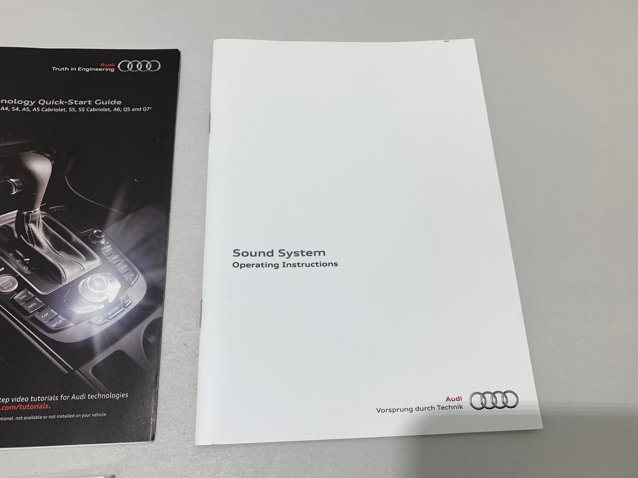 2011 Audi TT Quattro Convertible Factory Owner's Manual w/ Case