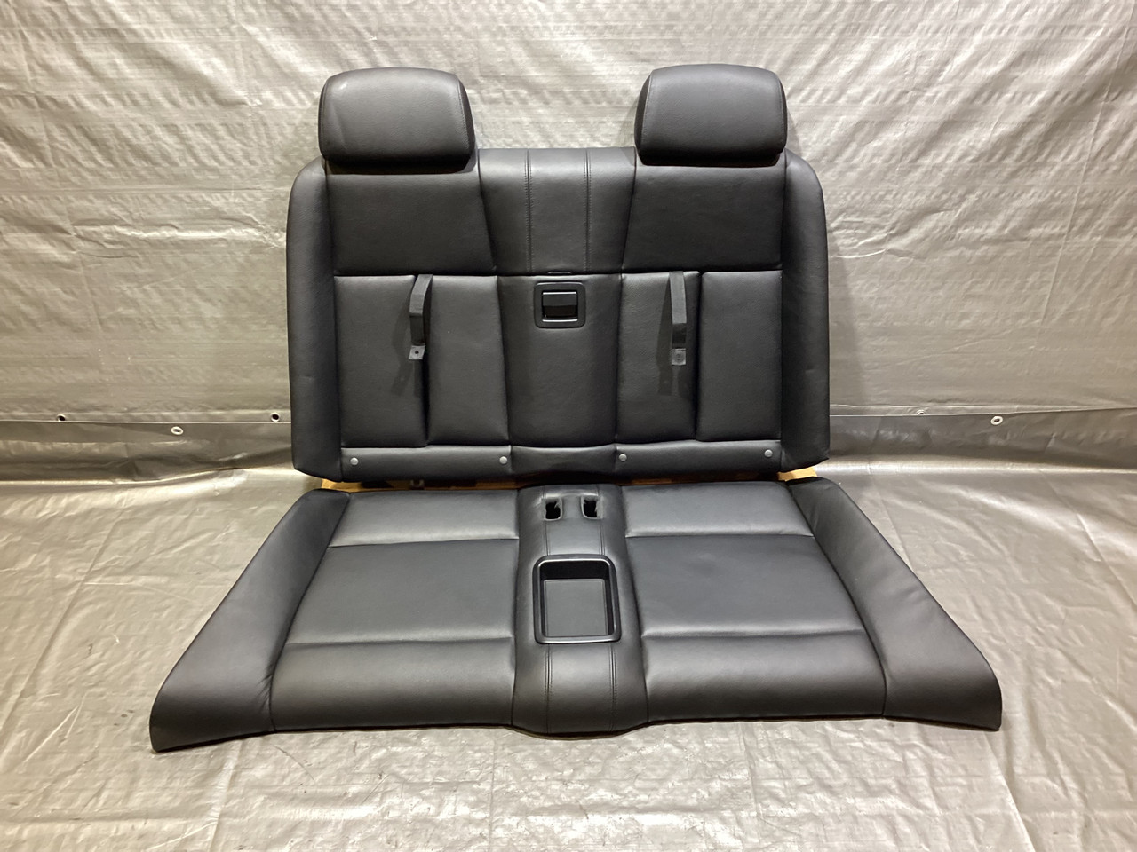 2012-2013 BMW 128i 135i Convertible Rear Seat Set / Black Boston