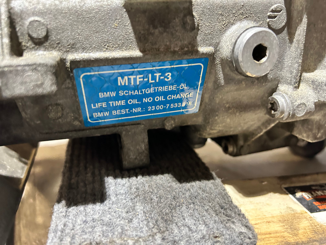 2006-2008 E85 E86 BMW Z4 3.0i 6 Speed Manual Transmission