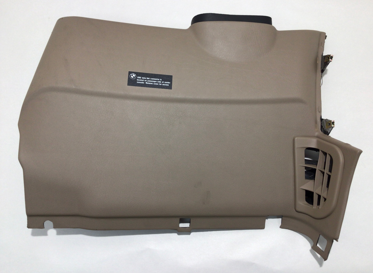 1996-2002 BMW Z3 Roadster Driver Side Dash Trim / Steering Column Cover / Beige / Z3029