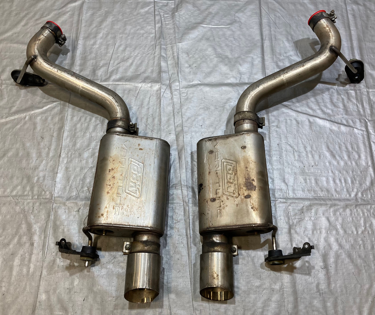 2015-2017 Ford Mustang GT S550 5.0 BBK Varitune Axle Back Exhaust