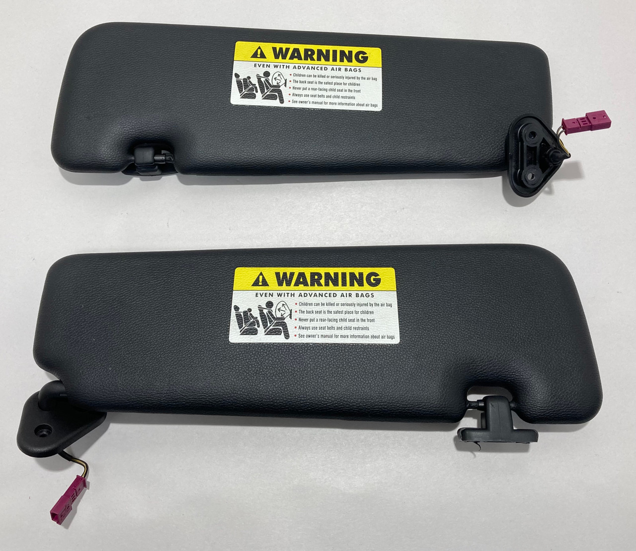 美品 希少  純正 USサンバイザー E93 E88 LCI usdm 2008-2013 E93 BMW M3 Convertible Sun Visors / Pair / Black / E9M04