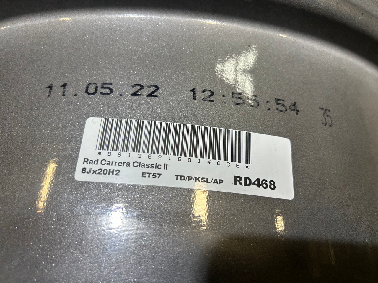 本A-43 20 ⑧ 2017-2023 Porsche 718 Boxster Cayman 20x8