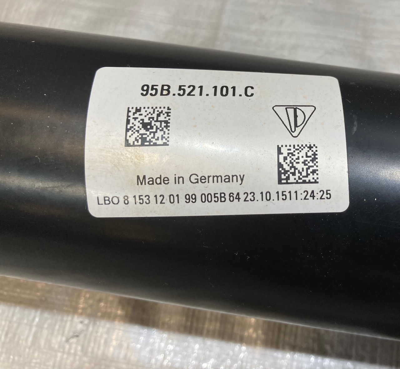 2015-2018 Porsche Macan S GTS Turbo Drive Shaft Assembly w/ U