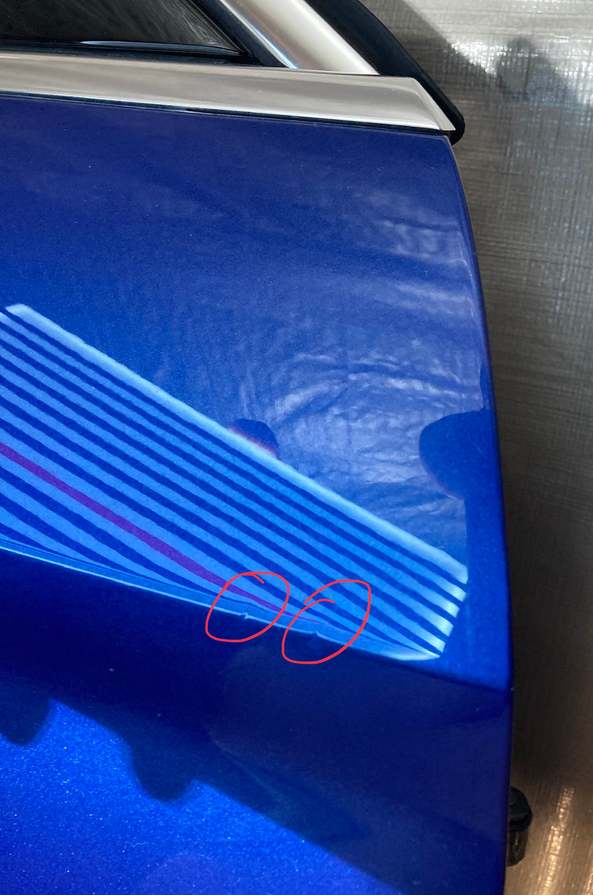 2015-2020 Audi S3 Passenger Side Front Door Assembly / Sepang Blue