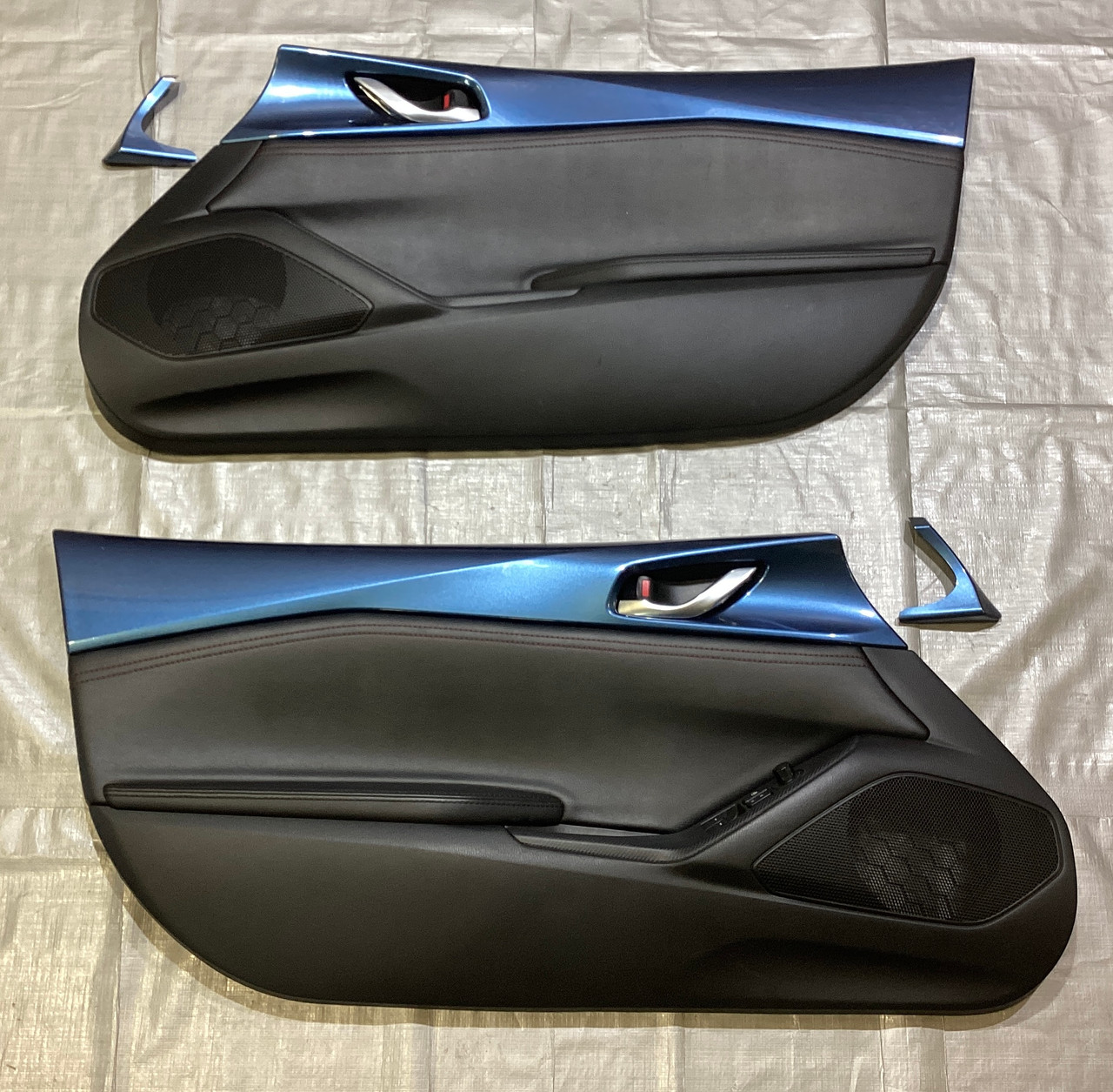 2019-2023 Mazda Mx5 Miata Interior Door Panels w/ Trim / Eternal