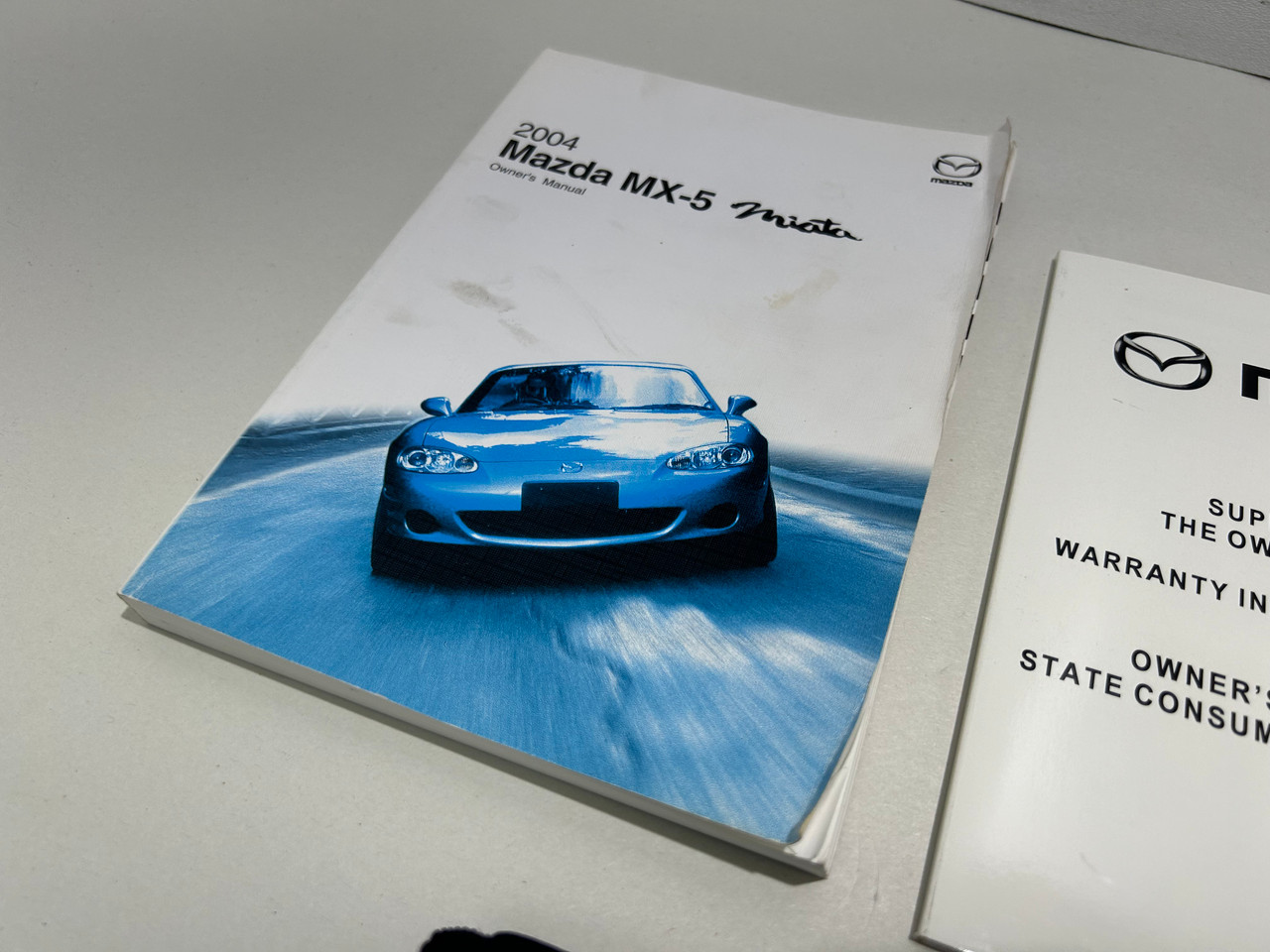 2004 Mazda Miata Factory Owner's Manual w/ Case / NB209 - Redline